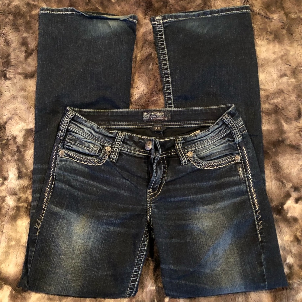 SILVER Suki boot cut jeans